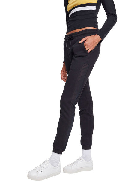 Urban Classics жіночі спортивні штани Tech Mesh Side Stripe, чорні