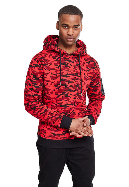 Urban Classics маскувальний світшот чоловічий, red camo