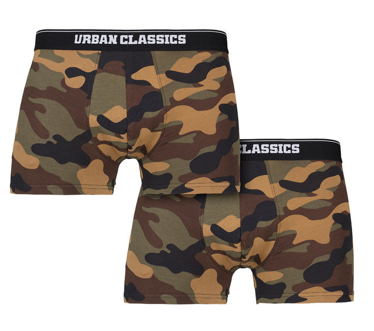 Urban Classics боксери 2-pack, лісовий камуфляж