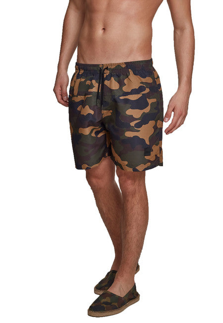 Urban Classics маскувальні чоловічі плавки, wood camo