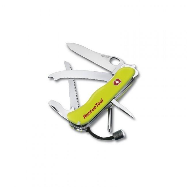 Victorinox Rescue Tool кишеньковий ніж рефлексний жовтий 111mm із чохлом