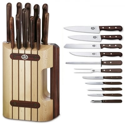 Victorinox ножей в блоці 11 предметів, палісандр