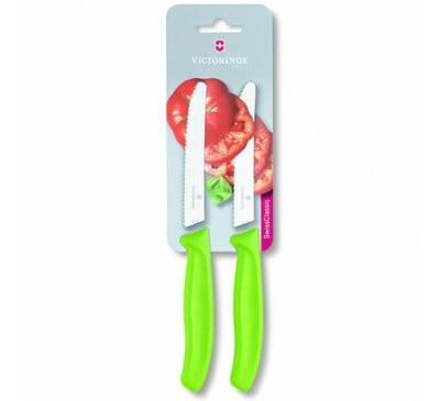 Victorinox Swiss Classic 2-предметний набір ножів для помідорів, зелена