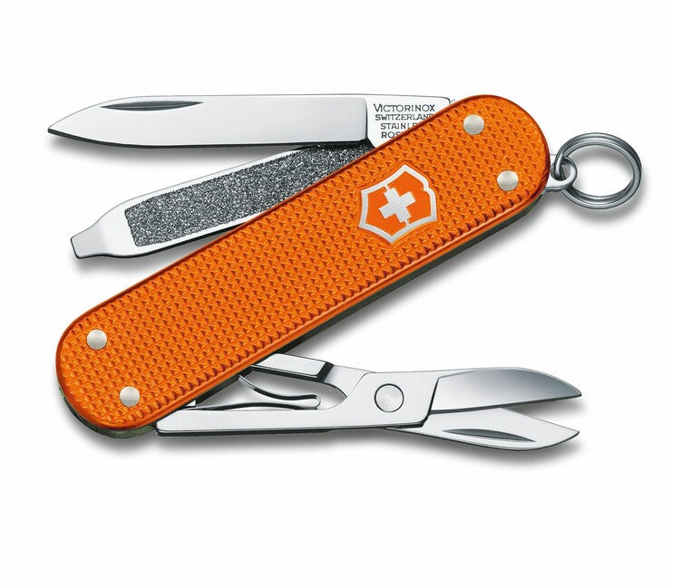 Victorinox Classic Alox LE 2021 багатофункціональний ніж 58 мм, помаранчевий, 5 функцій