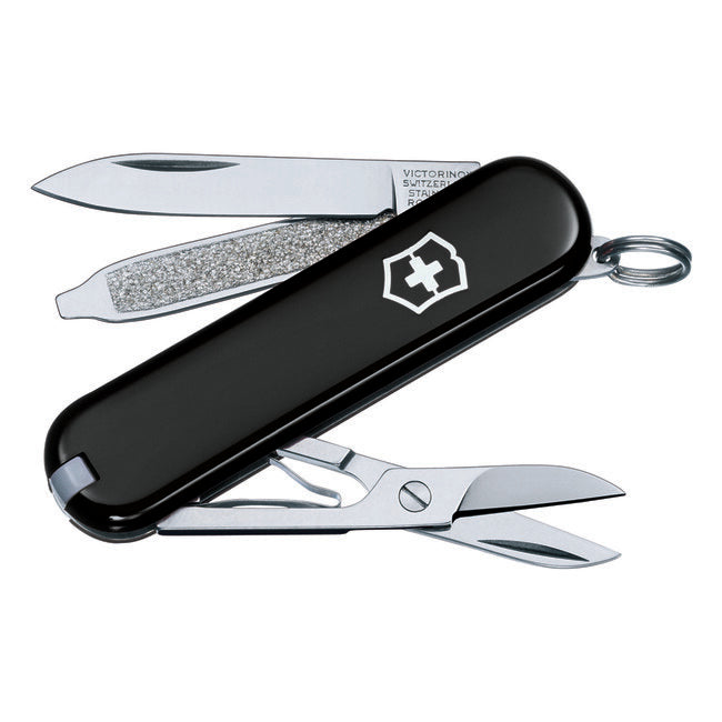 Victorinox Classic багатофункціональний ніж 58 мм, чорний, 7 функцій, блістер