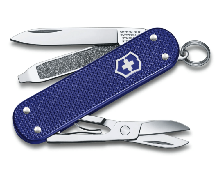 Victorinox Classic Colors Alox Night Dive багатофункціональний ніж 58 мм, темно-синій, 5 функцій