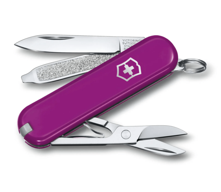 Victorinox Classic SD Colors Tasty Grape багатофункціональний ніж, темно-фіолетовий, 7 функцій