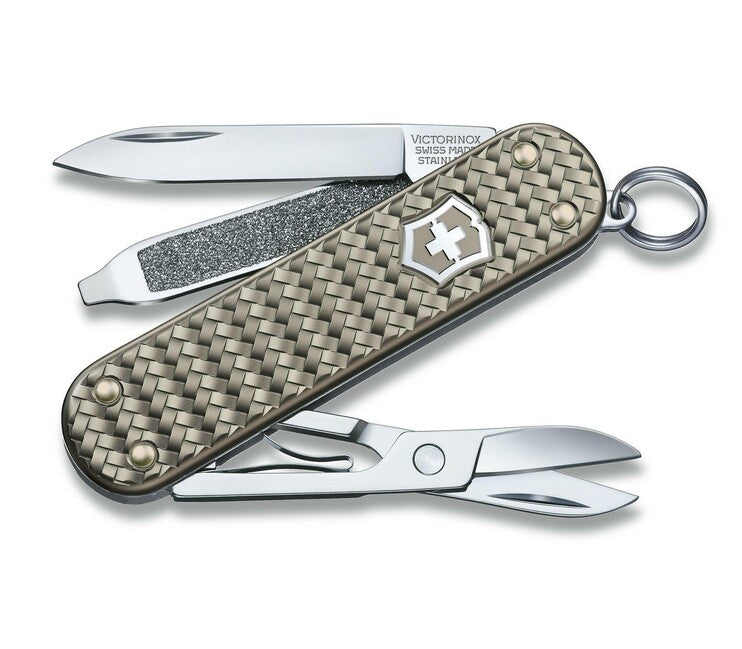 Victorinox Classic SD Precious Alox Infinite Grey багатофункціональний ніж 58мм, сірий