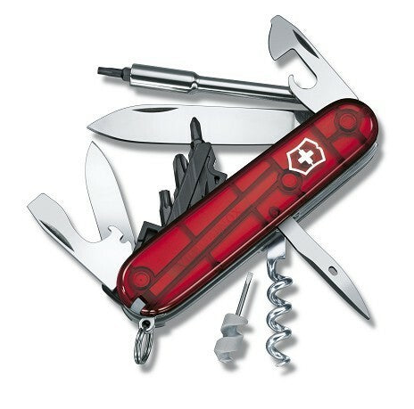 Victorinox CyberTool 29 багатофункціональний ніж 91 мм, прозорна червона, 29 функцій