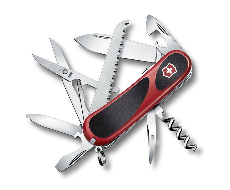 Victorinox EvoGrip S17 багатофункційний ніж 85 мм, чорно-червоний, 15 функцій