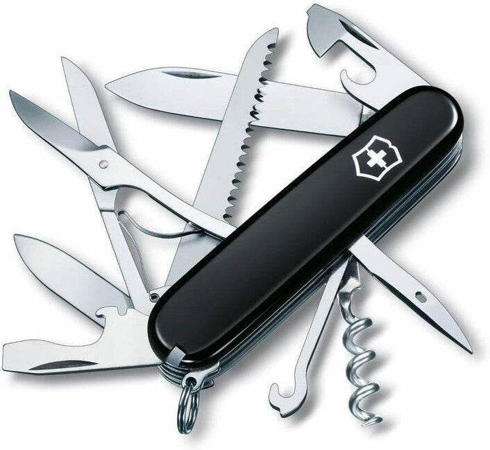 Victorinox HUNTSMAN багатофункціональний ніж 91 мм, чорний, 15 функцій
