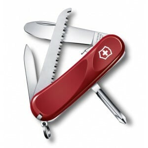 Victorinox Junior 9 багатофункціональний ніж для дітей 85 мм, червоний, 8 функцій