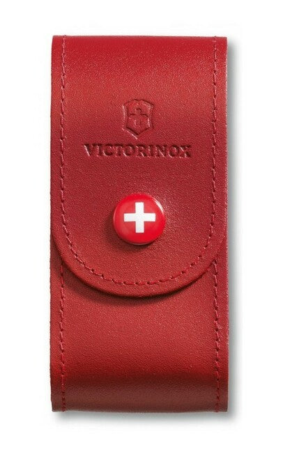 Victorinox чохол з шкіри 91мм, червоний