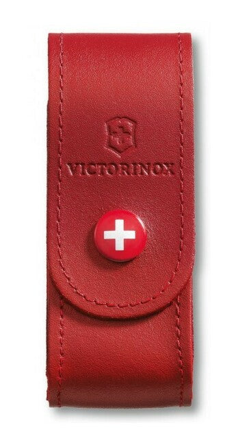 Victorinox чохол для ножа 91 мм, шкіряний, червоний