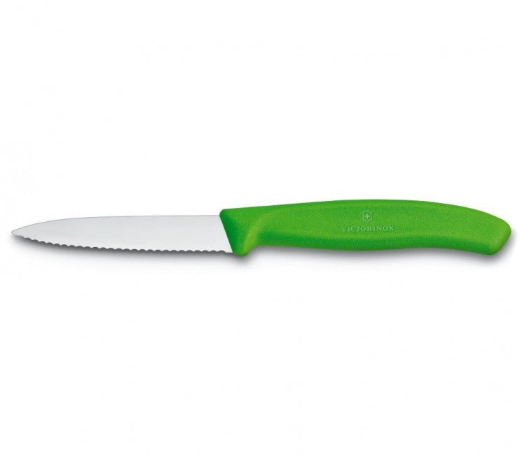 Victorinox універсальний кухонний нож зубчастий, зелений