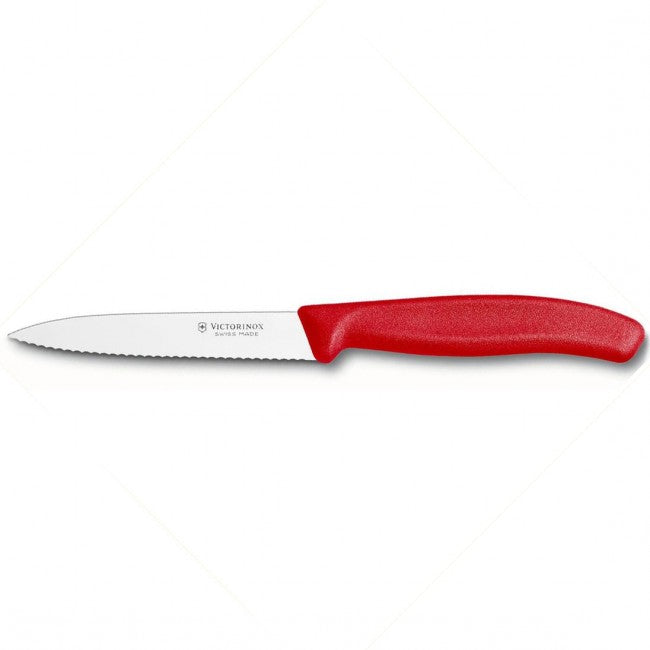 Victorinox універсальний кухонний нож із зубцями, червоний
