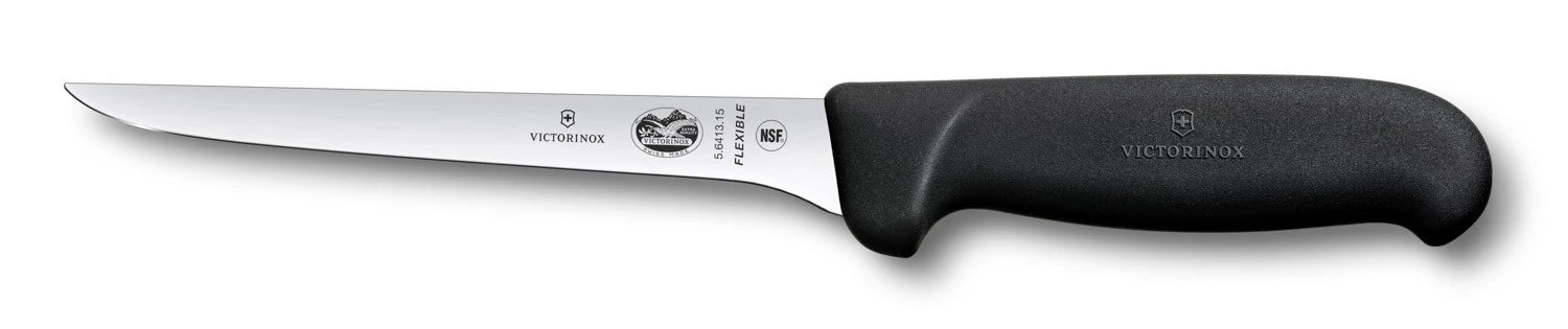 Victorinox Fibrox кухонний обвалювальний ніж, чорний