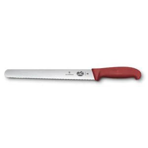 Victorinox порційний ніж Fibrox зубчастий клинок, червоний