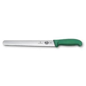 Victorinox Fibrox ніж для нарізки із зубчастим лезом, зелений