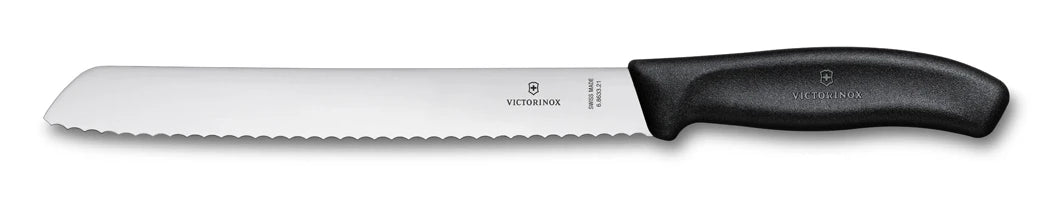 Victorinox Swiss Classic ніж для хліба та печива, чорний