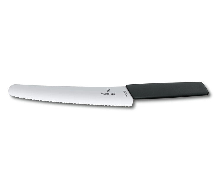 Victorinox Swiss Modern ніж для хлібу та печива, чорний