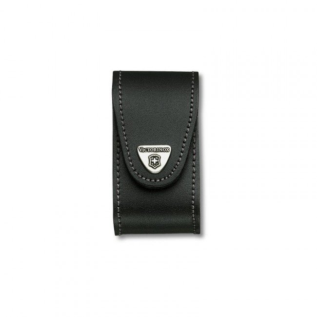 Victorinox шкіряний чохол до 91 мм, чорний
