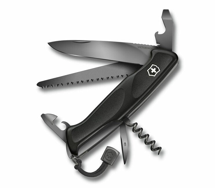 Victorinox RangerGrip 55 багатофункційний ніж Onyx Black, чорний монохроматичний, 12 функцій