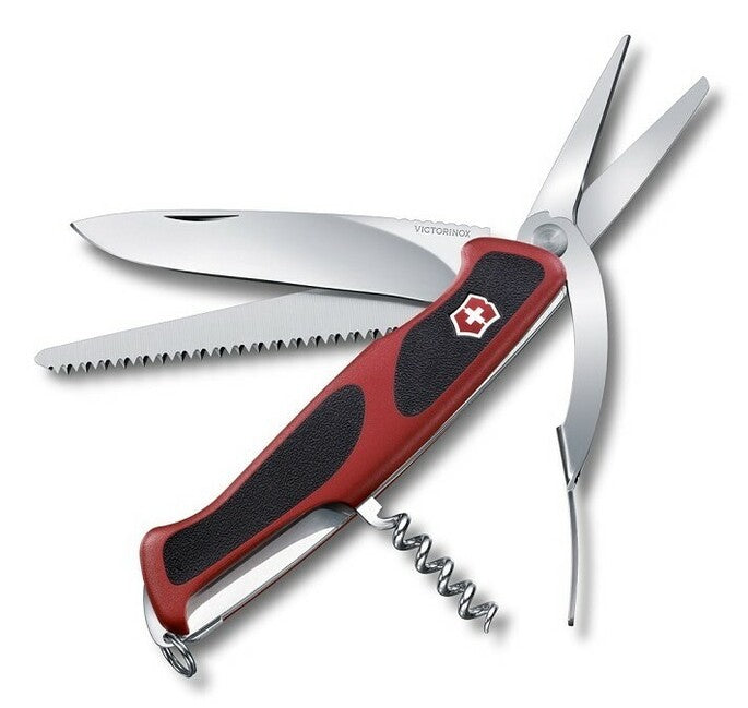 Victorinox RangerGrip 71 Gardener багатофункціональний ніж 130 мм, чорно-червоний, 7 функцій