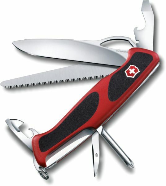 Victorinox RangerGrip 78 мультифункціональний ніж 130 мм, блістер, 12 функцій, червоно-чорний