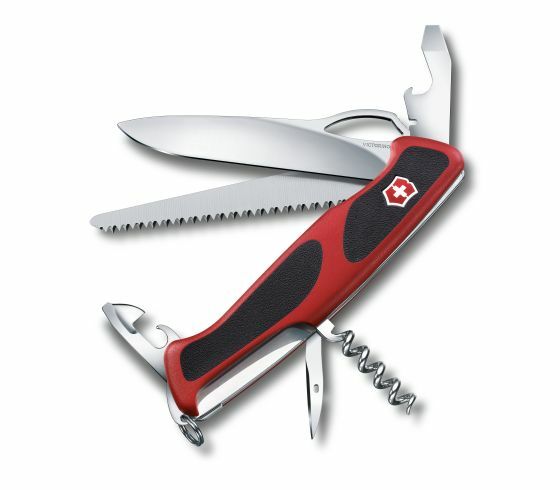 Victorinox RangerGrip 79 багатофункціональний ніж 130 мм, червоно-чорний, 12 функцій, блістер