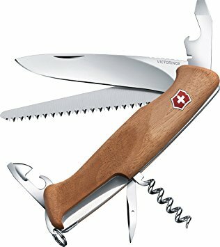 Victorinox Ranger Wood 55 багатофункціональний ніж RangerWood 130 мм blister, горіхове дерево, 10 функцій