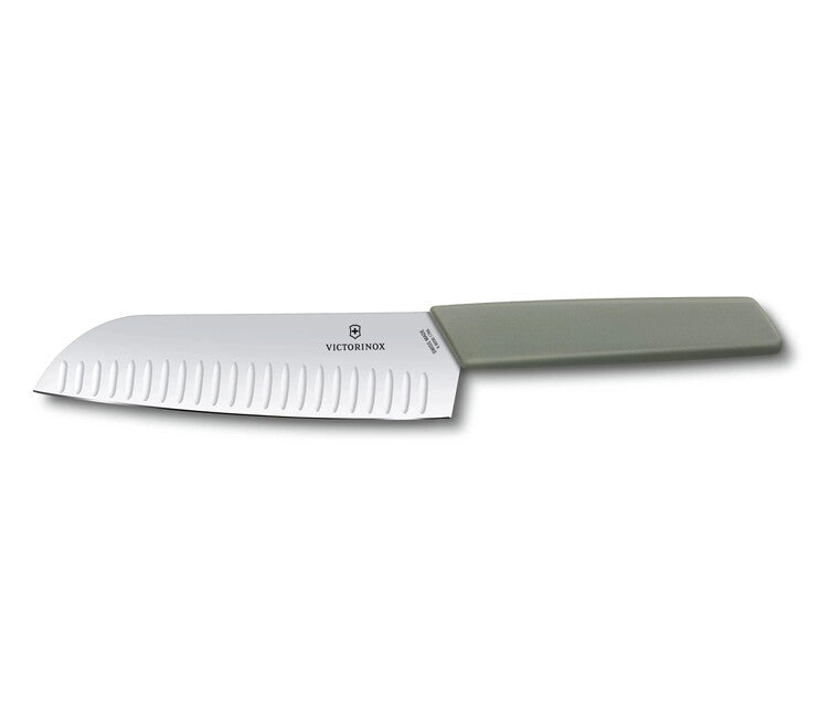 Victorinox Swiss Modern Santoku ніж, оливково-зелений