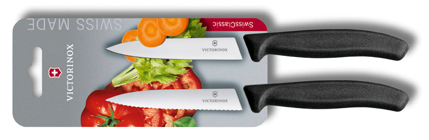 Victorinox набір 2 ножів і скребків, чорний