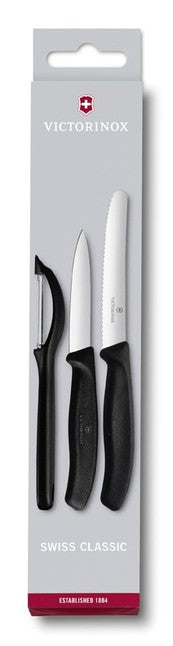 Victorinox набір 2 ножів і скребків, чорний