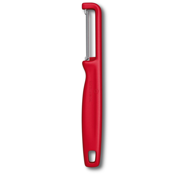 Victorinox Iota овочечистка з зубчастою лезою, червона