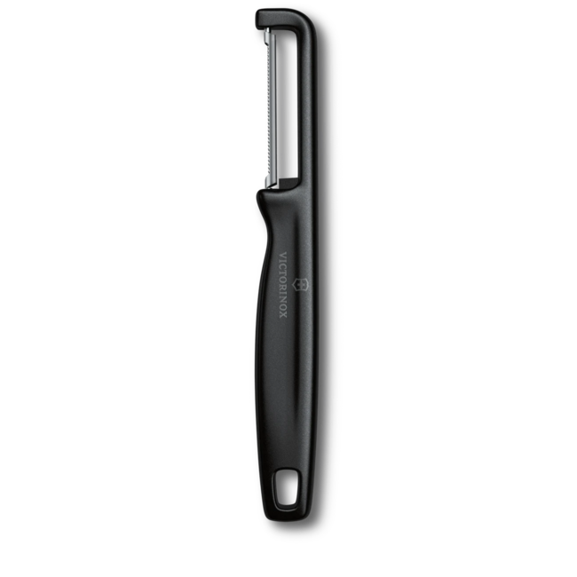 Victorinox Iota Peeler скребок із зубчастим лезом, чорний