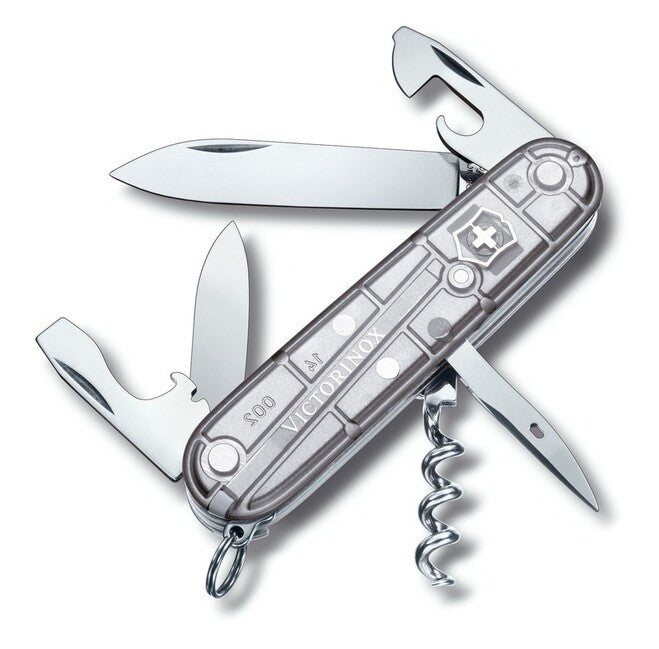 Victorinox Spartan SilverTech багатофункціональний ніж 91 мм, 12 функцій, прозорий