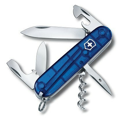 Victorinox Spartan багатофункціональний ніж 91 мм 12 функцій, прозорний синій, 12 функцій