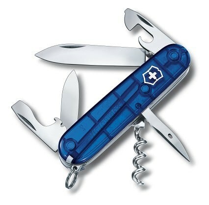 Victorinox Spartan багатофункціональний ніж прозорий синій, прозорна синя, блістер