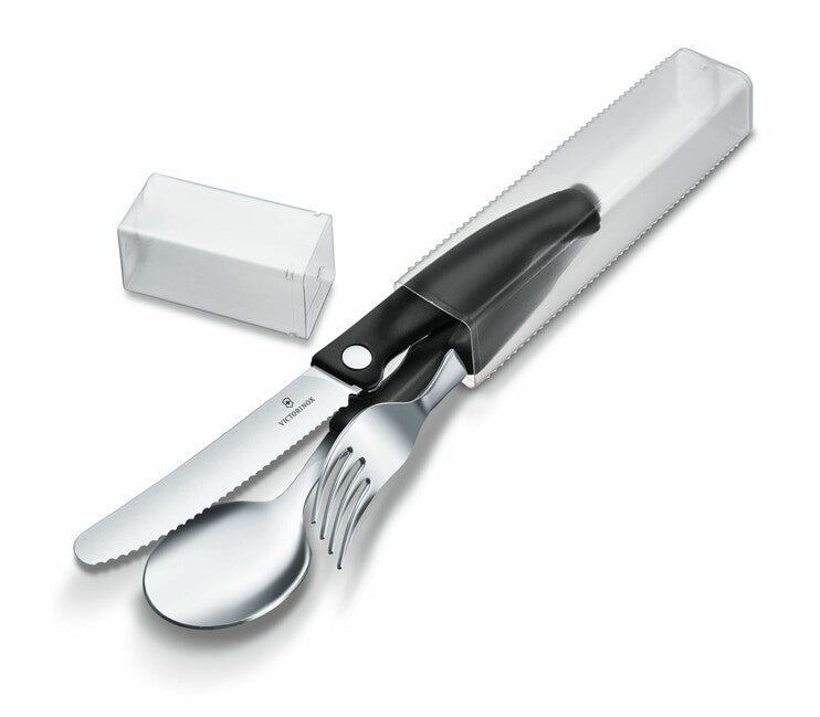 Victorinox Swiss Classic набір приборів 3-предметний, чорний