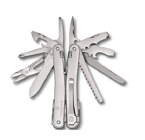 Victorinox Swiss Tool Spirit MX Clip багатофункціональний інструмент, срібний, 24 функції