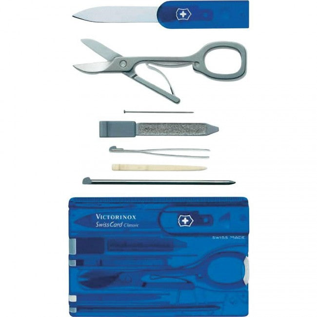 Victorinox SwissCard мультифункціональна карта 10в1, синя