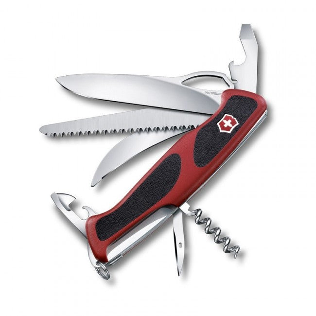 Victorinox RangerGrip 57 кишеньковий ніж, червоно-чорний, 130mm