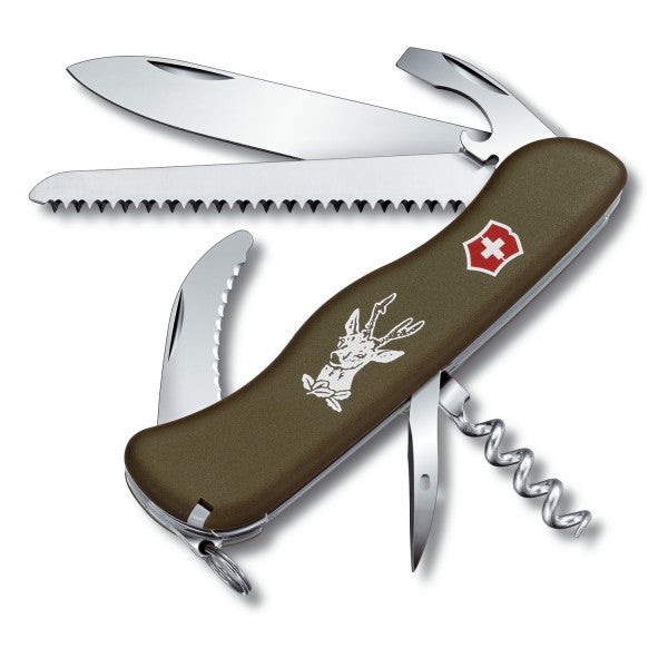 Victorinox Hunter складаний ніж з фіксатором, зелений 111 мм