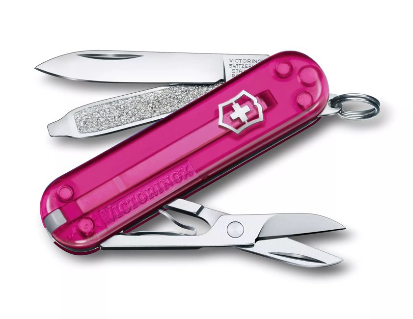 Victorinox Classic SD кишеньковий ніж прозорий, рожевий