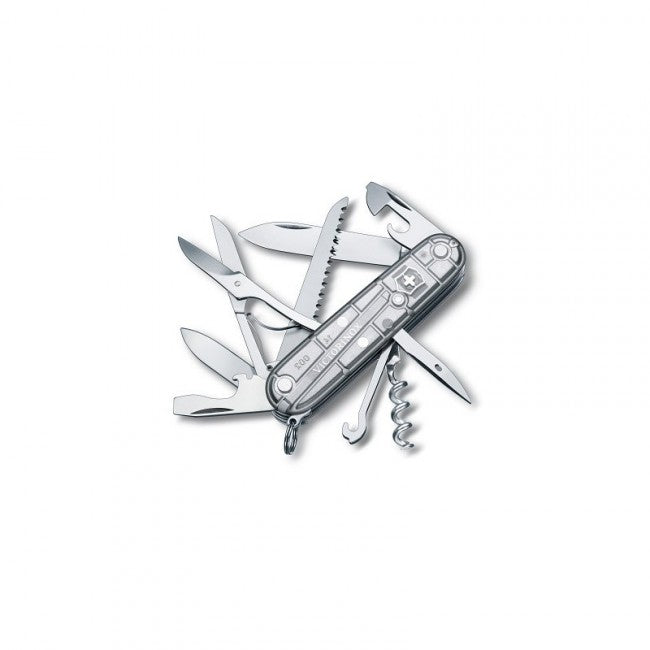 Victorinox Huntsman SilverTech кишеньковий ніж 91mm, прозорий