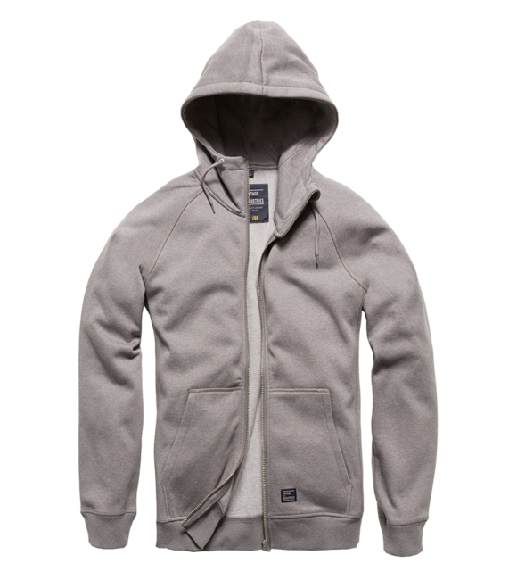 Vintage Industries Basing толстовка з капюшоном, деревне вугілля