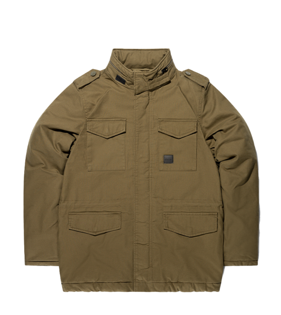 Vintage Industries Orton M65 куртка, оливково-коричнева