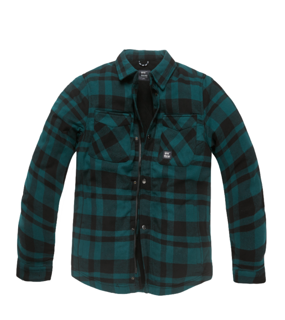 Vintage Industries Darwin софтшел куртка, помаранчева клітчаста