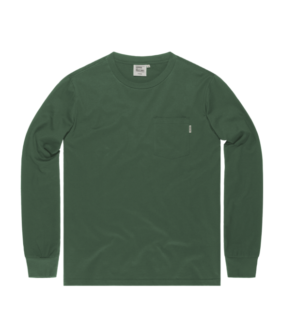 Vintage Industries Grant футболка з довгим рукавом та кишенею, дреб